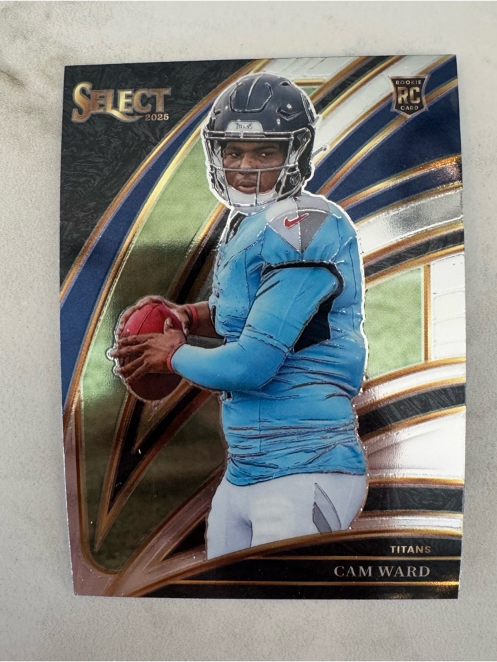 Panini Select 2025 Cam Ward Club Level #226 Rookie Titans Card